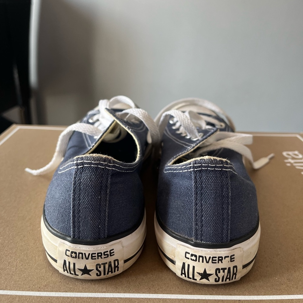 Navy Low Top Converse